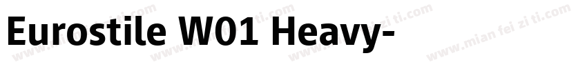 Eurostile W01 Heavy字体转换
